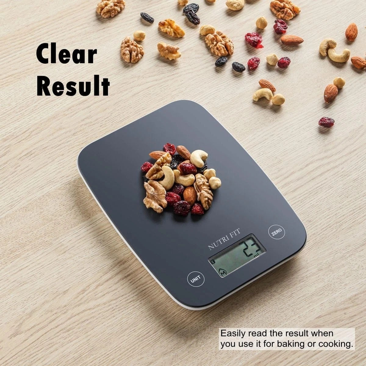 Professional Digital Kitchen Scale, 11 lb Capacity, Precision Measurement in Grams and Ounces (0.1 oz / 1 g)